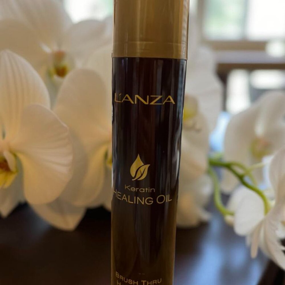 L'anza Keratin Healing Oil Brush Thru Hairspray 10.6 oz